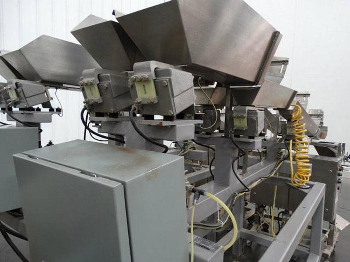 Used WEIGHPACK SYSTEMS INC MODEL COUNTING DEVICE TW/TP LINEAR COUNTER AND VS BAGGING SYSTEM