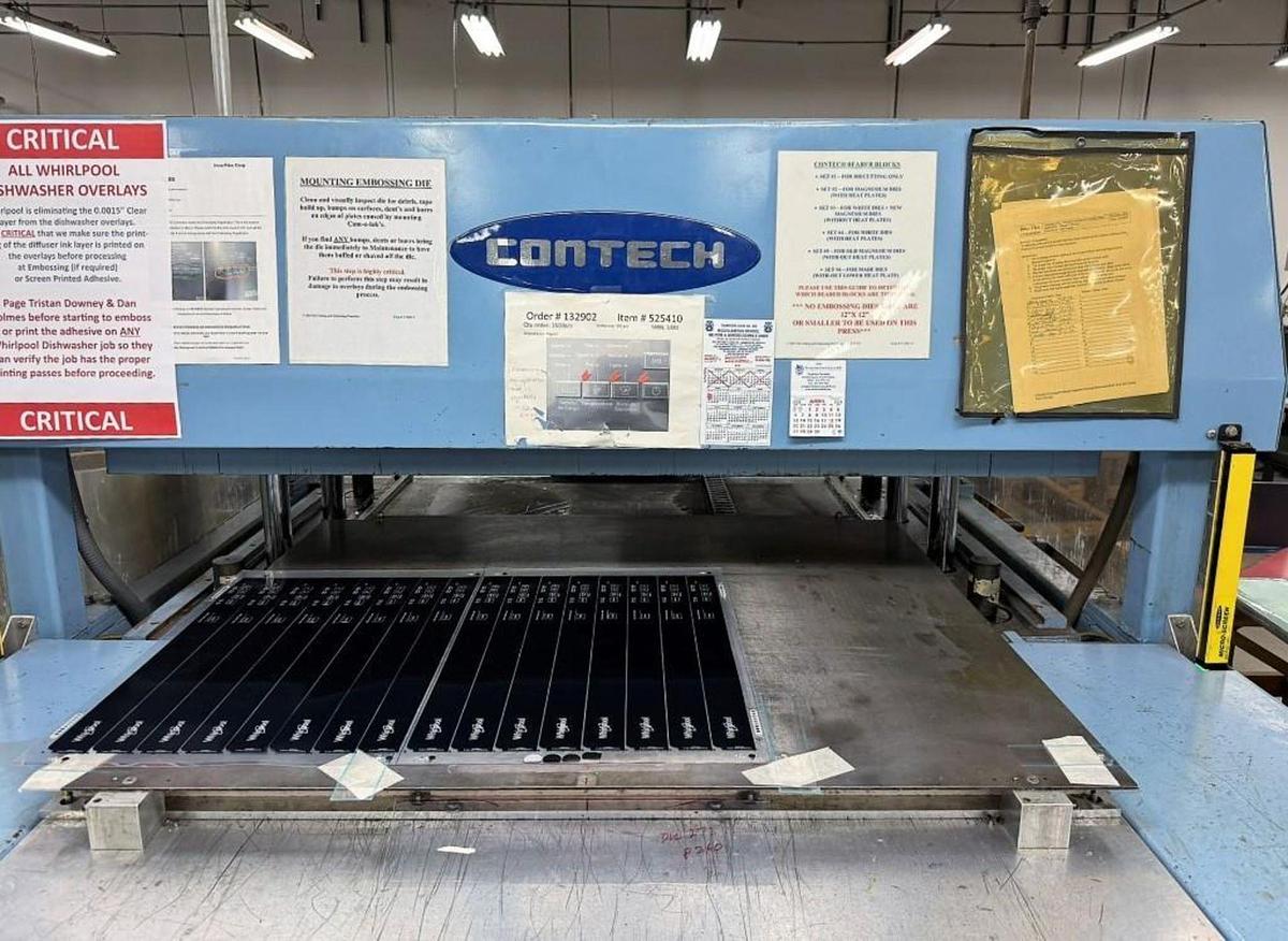 Used CONTECH ULTRA PRESS MODEL UP-2842 HOT PRESS