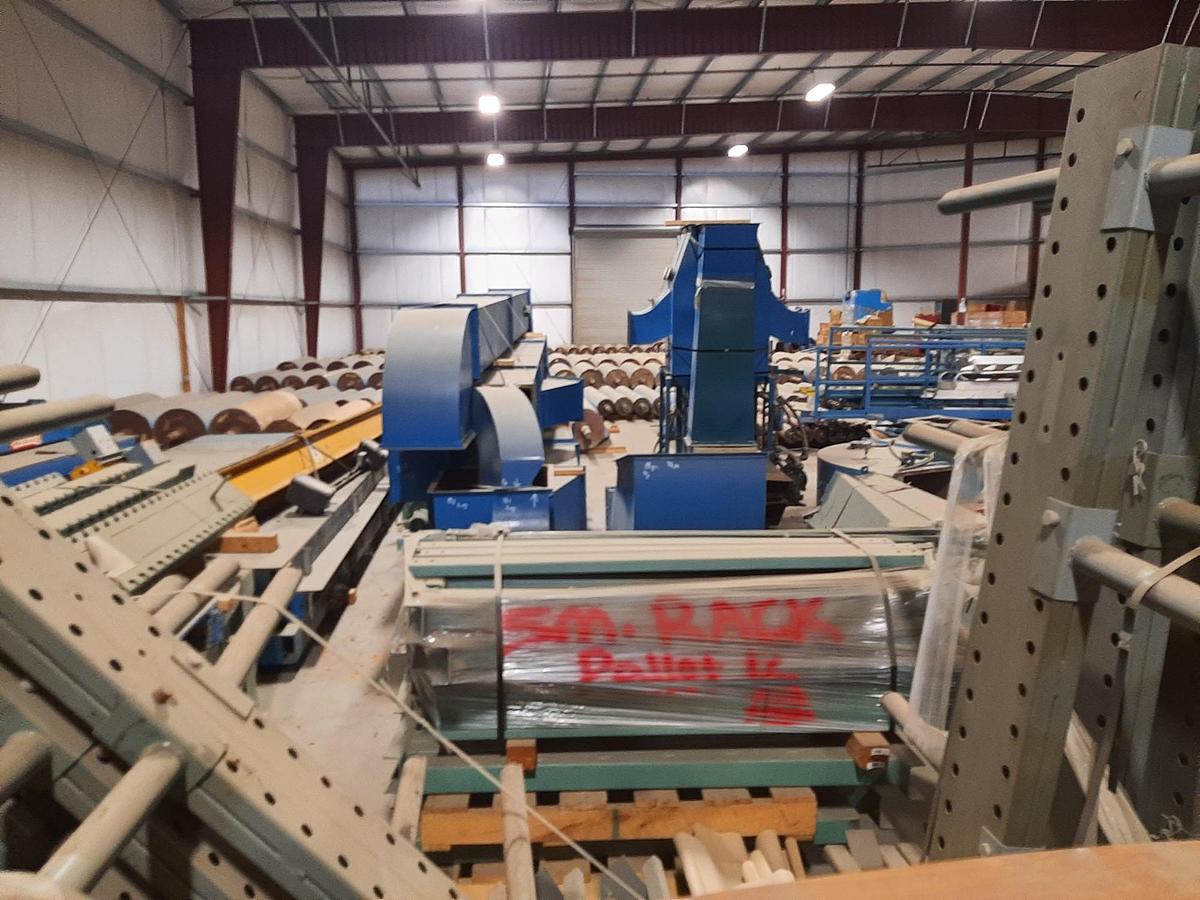 Used 98" WIDE COBDEN CHADWICK 4 OR 6 COLOR CI PRINTING PRESS WITH 3 COATING STATIONS & PARKINSON TWO DRUM WINDER - FOR PAPER AND BOARD