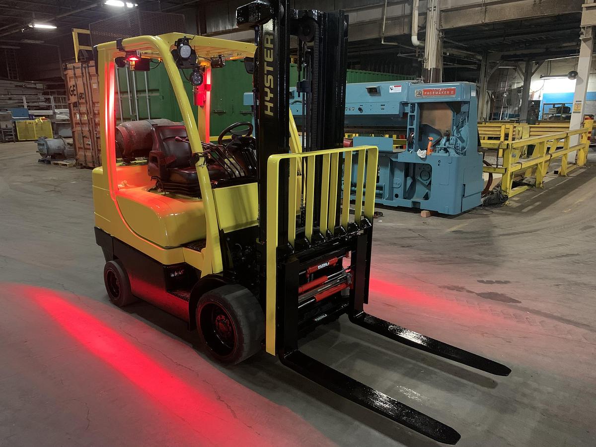 Used 7,000 POUND LB. HYSTER MODEL S70FT FORKLIFT SS/FP