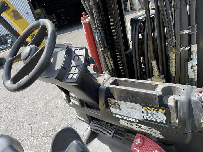 Used 12,000 POUND HYSTER S120FTPRS FORKLIFT WITH PAPER ROLL CLAMP MFG. 2018