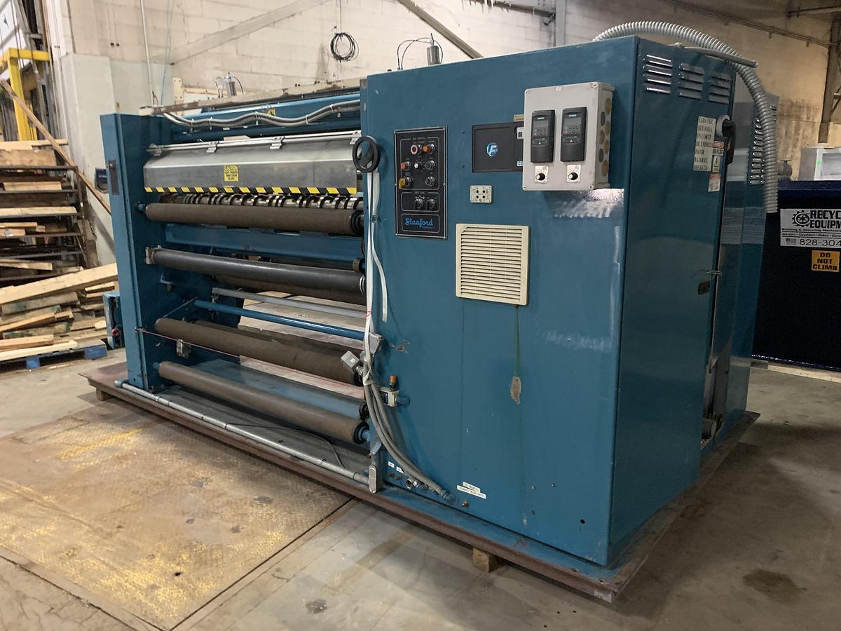 Used 62" STANFORD DUPLEX SLITTER REWINDER