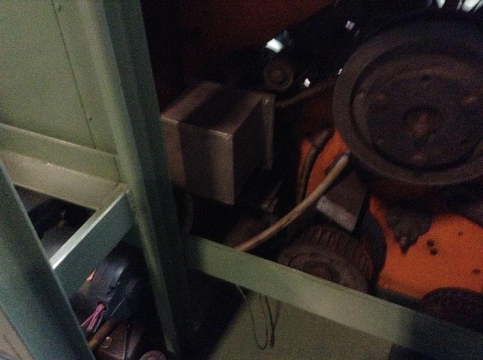 Used 74" DUSENBERY MODEL 260 FS DUPLEX CENTER SURFACE SLITTER REWINDER NO UNWIND