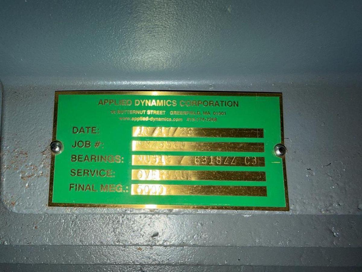 Used 150HP GE MOTORS EXTRA SEVERE DUYT AC 575V MOTOR OVERHAULED 2023