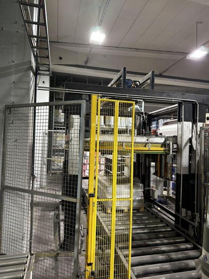 Used SIGNODE (HALOILA) OCTOPUS 1600 BTS PALLET WRAPPING LINE