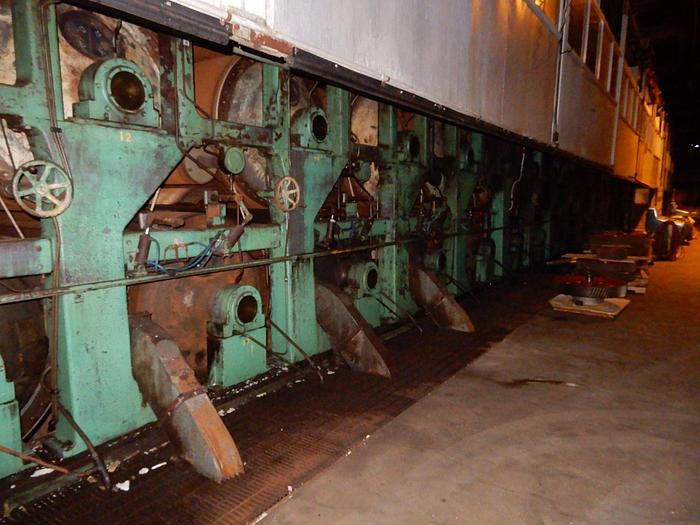 Used 156" (3.92M) TRIM FOURDRINIER PAPER MACHINE 2,200 FPM NEW ALLEN BRADLEY DRIVE SYSTEM IN 2008 50/60 HZ