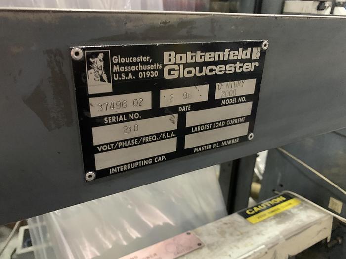 Used 1996 BATTENFELD GLOUCESTER WICKETER
