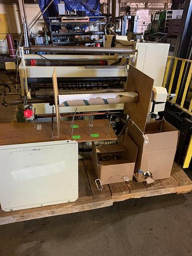 Used 32" WIDE ARROW MODEL 325-21 DUPLEX SLITTER REWIND