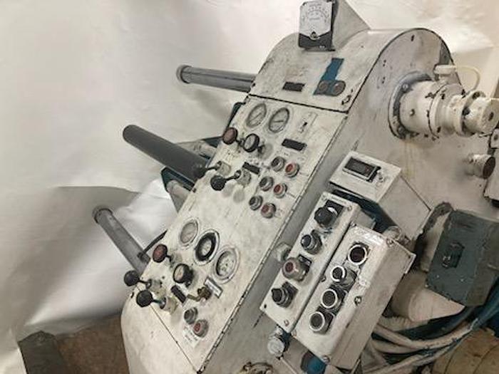 Used WIDE STANFORD MODEL 188 CANTILEVERED DUPLEX SLITTER REWINDER