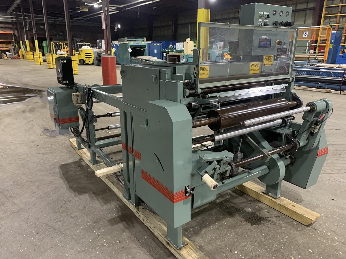 Used 30" WIDE ELSNER MODEL MPR 30 CANTILIVERED SLITTER REWINDER