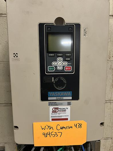 Used 72" CAMERON TWO DRUM SLITTER REWINDER MODEL 438 60" REWIND WITH A&F SHAFTLESS  UNWIND STAND