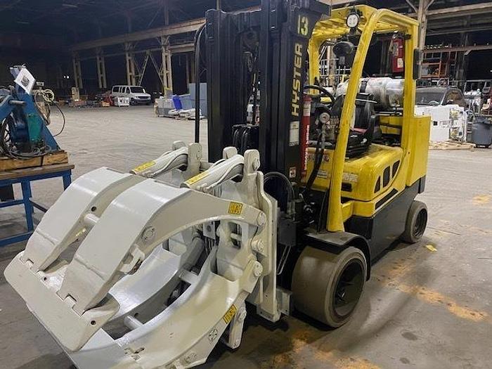 Used 12,000 POUND HYSTER S120FTPRS PAPER ROLL CLAMP TRUCK-PENDING AUC