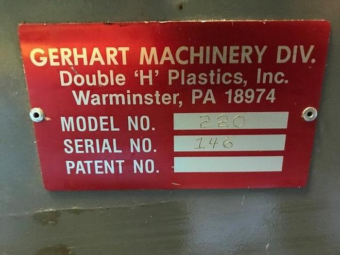 Used GERHART CORE HOPPER FEEDER MODEL 220 FOR DUSENBERY OR GOEBEL SLITTERS