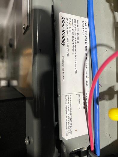 Used ALLEN BRADLEY INTELLICENTER CENTERLINE 2100 SERIES MCC