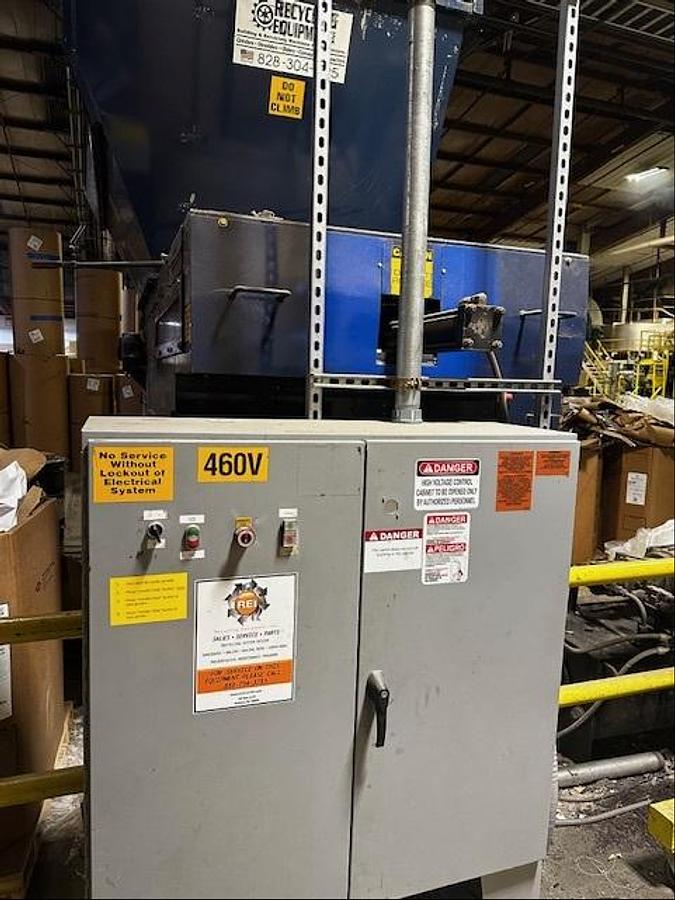 Used 125 HP SINGLE SHAFT SHREDDER REI RENEGADE MODEL HD-60-125