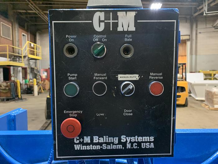 Used C&M HORIZONTAL OPEN END BALER MODEL 3430-0E56 30 HP