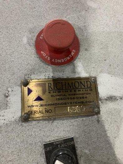 Used RICHMOND ENGINEERING MODEL 64 X 60 HYDRAULIC ROLL SPLITTER