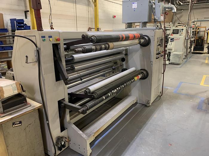 Used 54" USED CANTILEVERED DUPLEX SLITTER REWINDER
