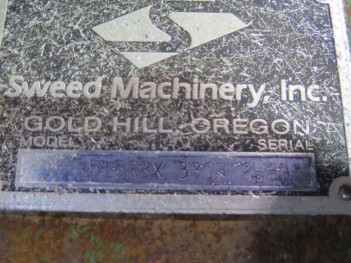 Used SWEED MACHINERY INC. 575 RBX SCRAP CHOPPER
