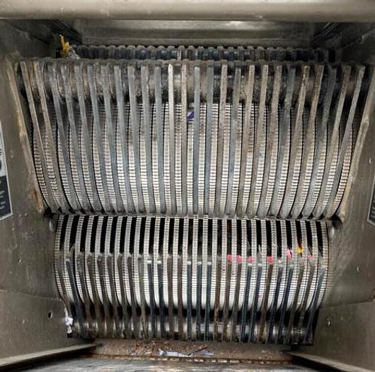 Used ALLEGHENY 18-250C HEAVY DUTY SHREDDER WITH INFEED CONVEYOR