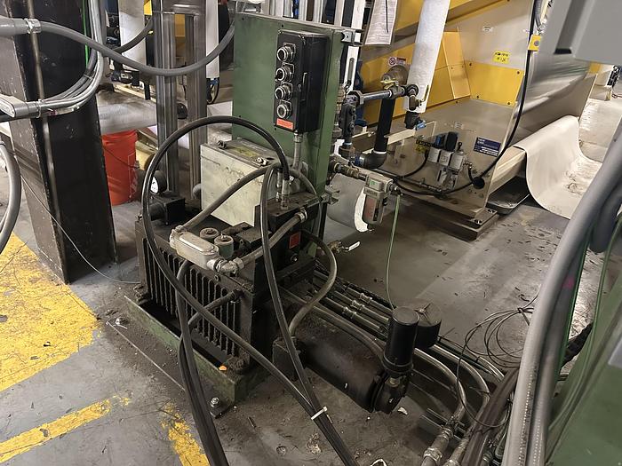 Used 72" CAMERON TWO DRUM SLITTER REWINDER MODEL 438  60" REWIND WITH A&F UNWIND STAND