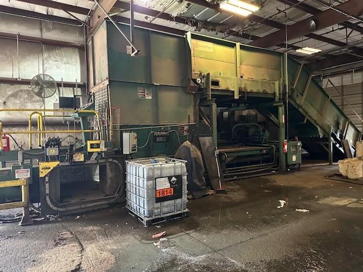 Used HARRIS 100HP MODEL HRB-918W-BRBD BALER