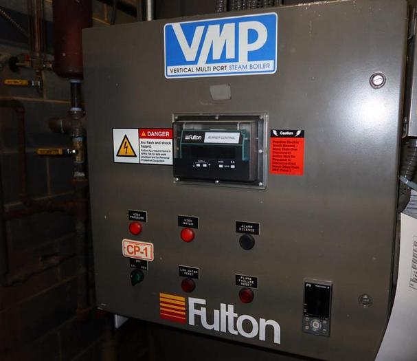 Used FULTON VMP 60 NATURAL GAS FUEL-FIRED STEAM BOILER MANUFACTURED 2012