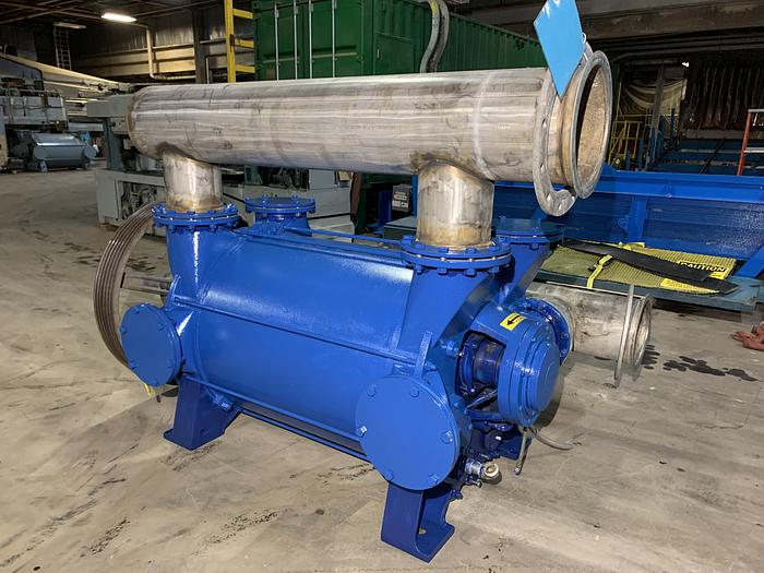 Used NES MODEL 2BE 42 2BE3426-2BY3-3 SINGLE STAGE VACUUM PUMP