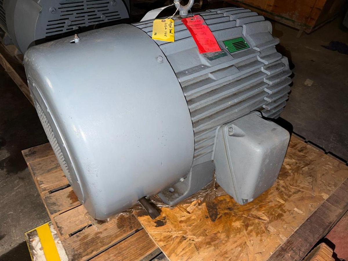 Used 150HP CANADIAN GE MOTOR AC MOTOR 445T FRAME OVERHAULED IN MARCH OF 2015