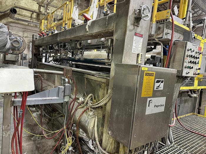 Used PAPRIMA TRIM-JET TISSUE SLITTING SECTION