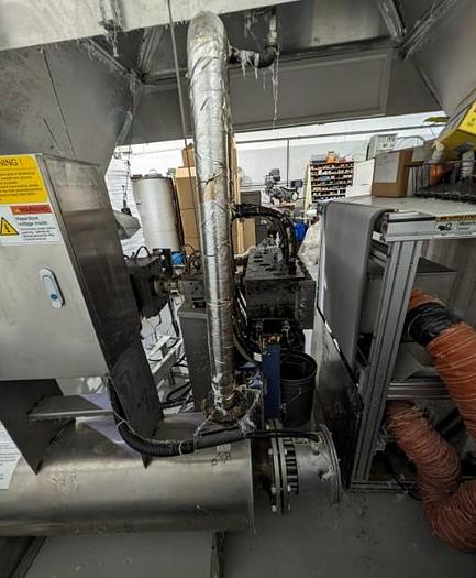 Used 24" WIDE (600MM) BFE PP MELTBLOWN FABRIC MAKING LINE