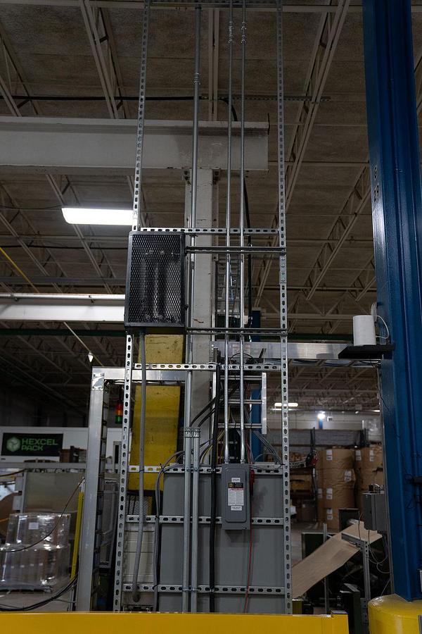 Used 72" CAMERON TWO DRUM SLITTER REWINDER MODEL 438 - 60" REWIND WITH A&F SHAFTLESS UNWIND STAND