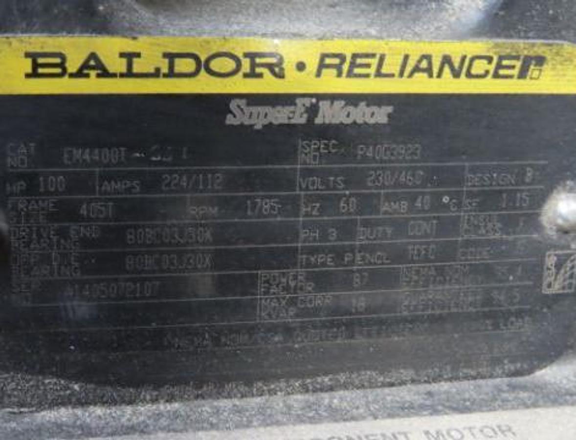 Used SSI UNI-SHEAR SHREDDER MODEL SR400E 100HP WITH CONVEYOR