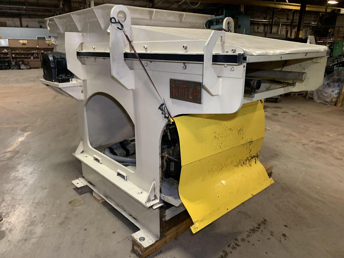 Used 75 HP RETECH GRANULATOR SHREDDER WITH HOPPER (NO INFEED CONVEYOR)