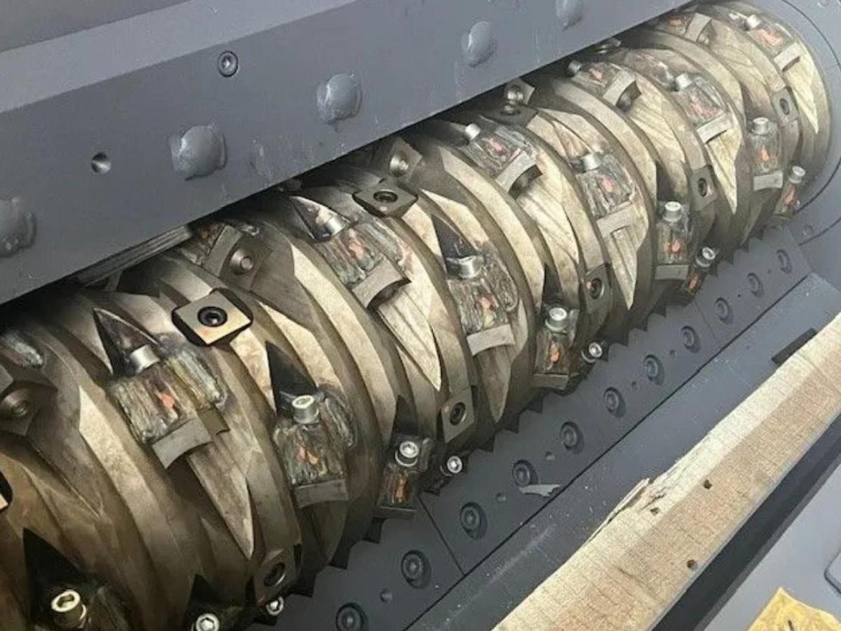 Used 52" WIDE VECOPLAN SINGLE SHAFT SHREDDER FOR 150HP MODEL VAZ 1300 M FF - NEVER USED