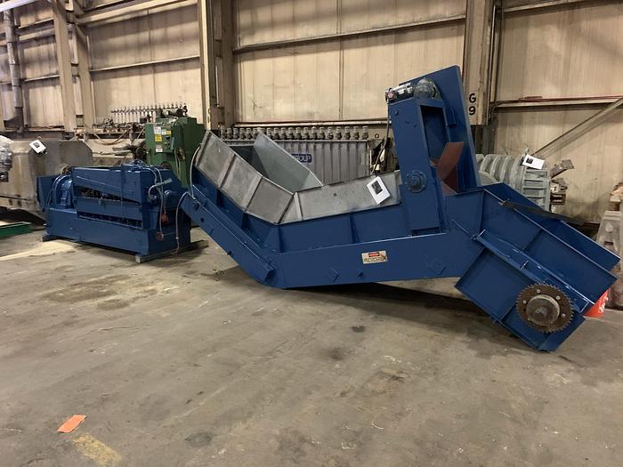 Used MAREN MODEL 60 SHREDDER W/ INCLINE CONVEYOR AND DUMPER