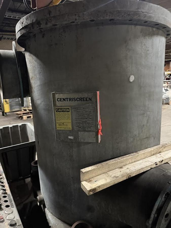 Used BIRD CENTRISORTER MODEL 50 STAINLESS STEEL SCREEN