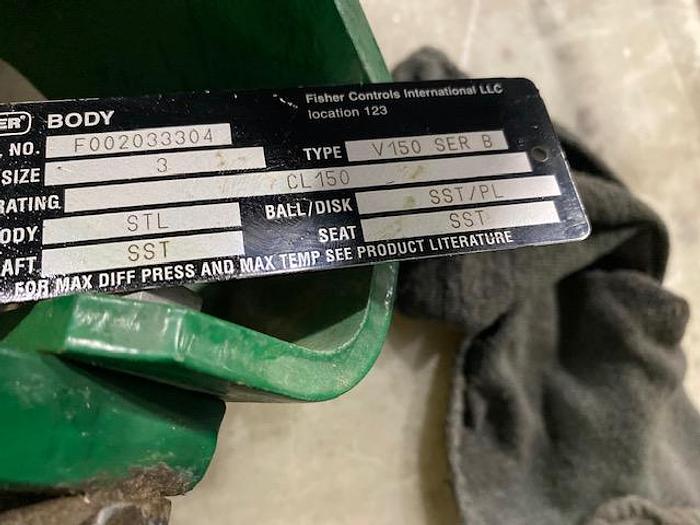 Used FISHER CONTROL VALVE ACTUATOR SIZE 1 BODY SIZE 3