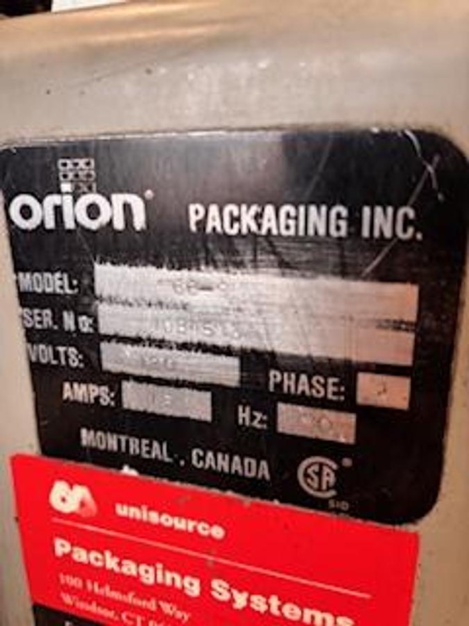 Used ORION MODEL H66-124 PALLET WRAPPER WITH 5,000 POUND SCALE