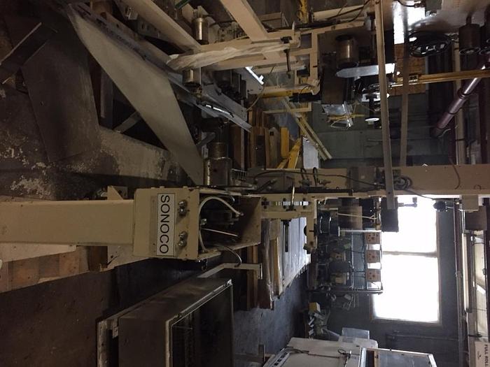 Used 100" WIDE PERINI TYPE 210 CORE MACHINE 2 PLY