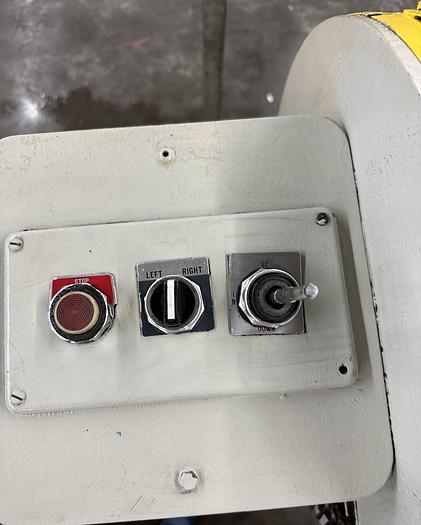 Used 60" WEBCO SHAFTLESS FLOOR PICK UP UNWIND STAND WITH EDGE GUIDE 60" DIAMETER  SOLD - JA 1/8/25