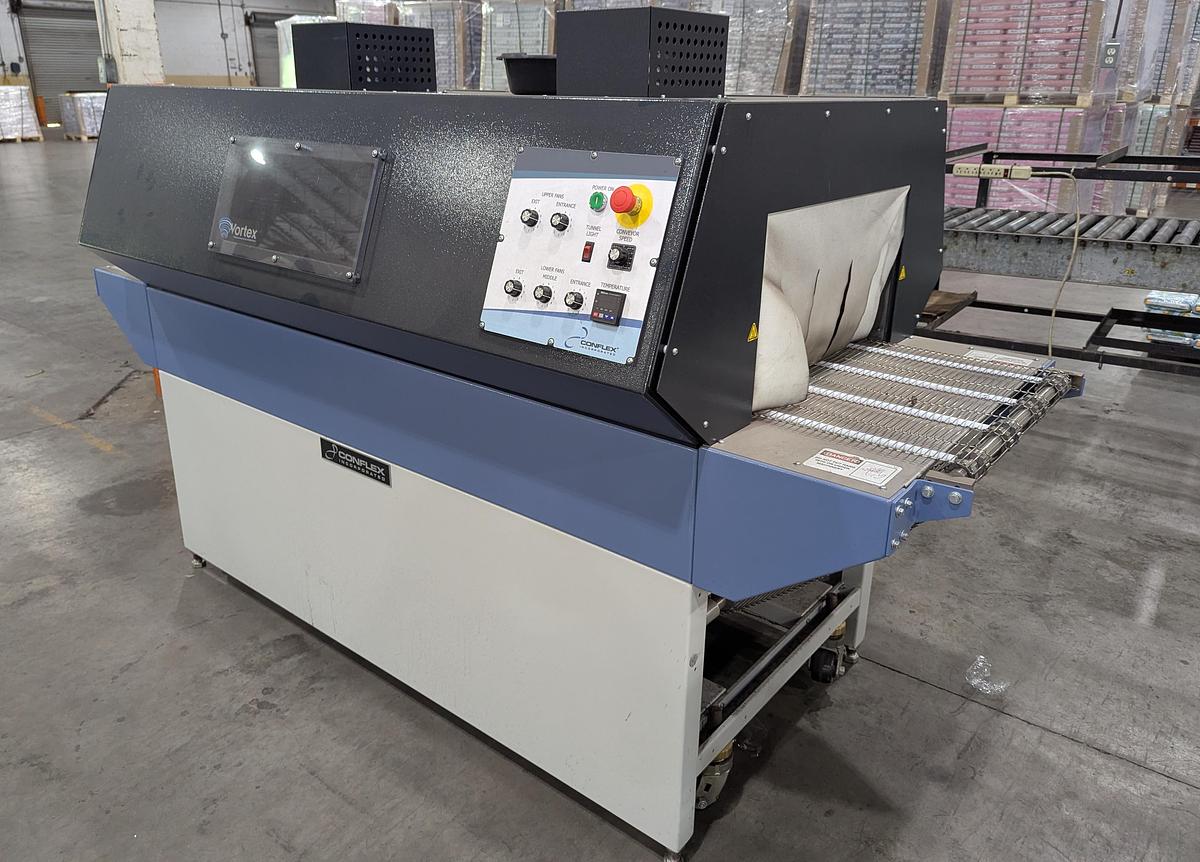 Used CONFLEX VORTEX 72 SHRINK TUNNEL