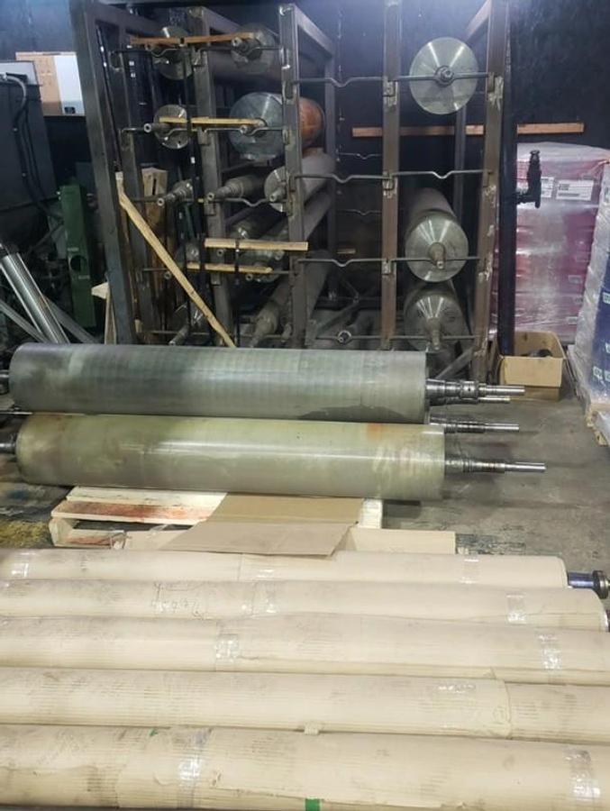 Used 58" WIDE UTECO 6 COLOR STACK PRESS MODEL GOLD RR608