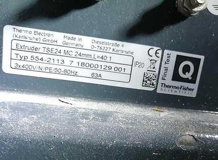 Used 2019 THERMO ELECTRON TSE24 MC EXTRUSION LINE 24MM