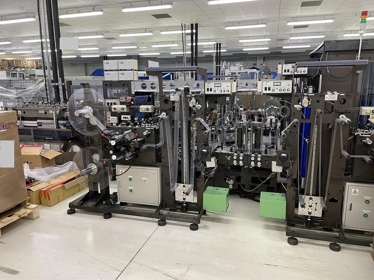 Used TOTANI BH60DLLLS POUCH MACHINE MACHINE WITH MODEL ST34 SPOUT INSERTER