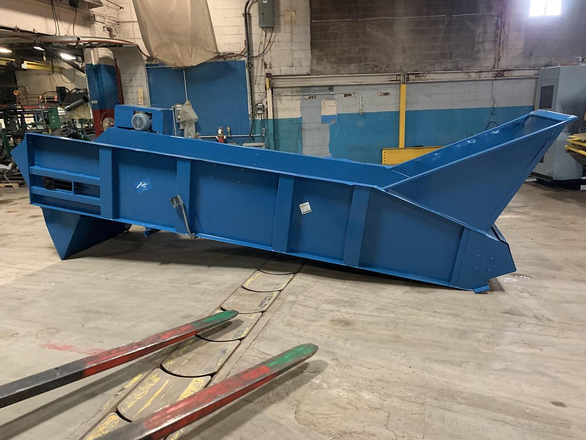 Used EXCEL EX-60 AUTOMATIC MANUAL TIE BALER WITH CONVEYOR VIDEO AVAILABLE