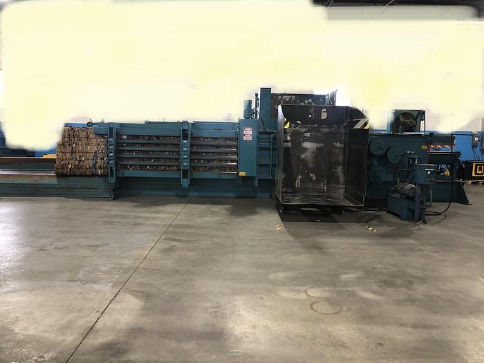 Used MAREN HORITZONTAL AUTO TIE BALER MODEL 203-338R50  50 HP - PENDING