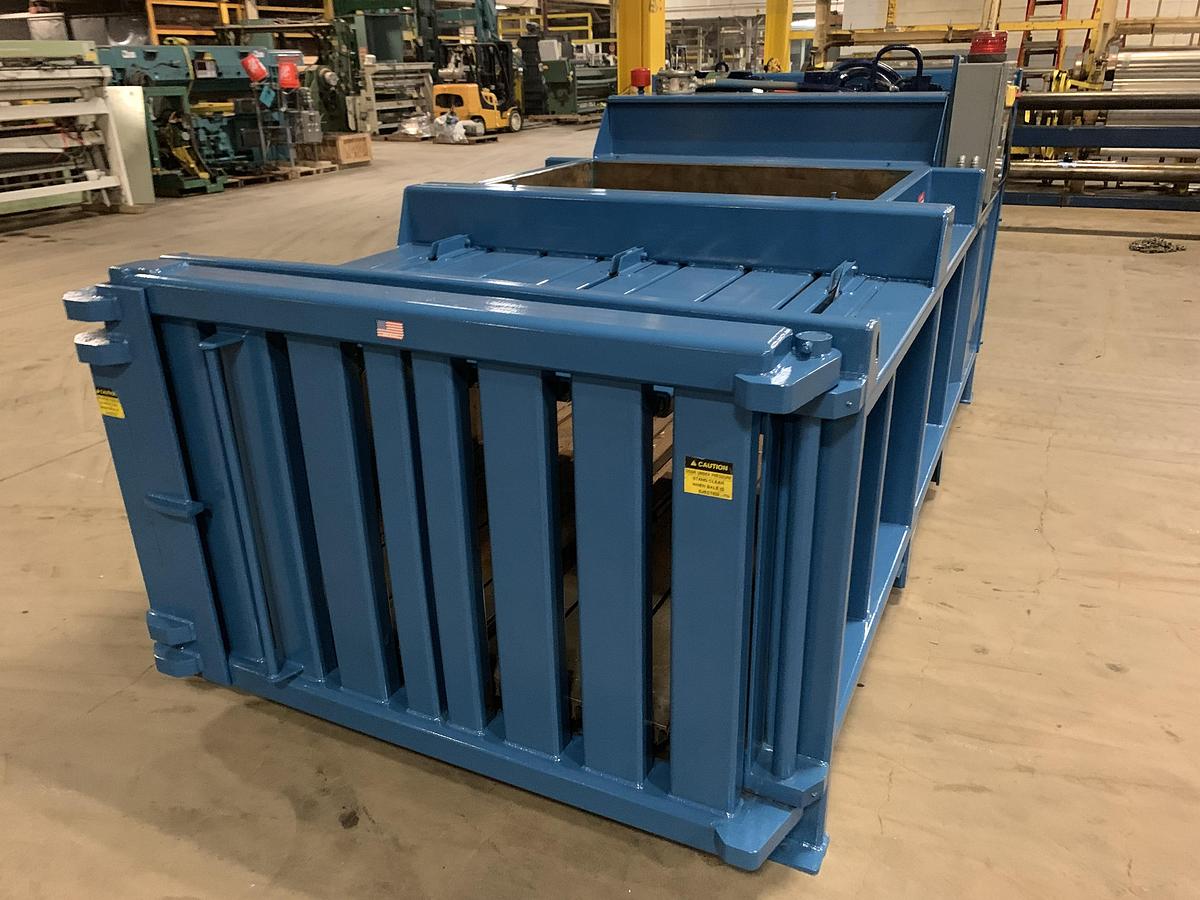 Used EXCEL EX-60 AUTOMATIC MANUAL TIE BALER WITH CONVEYOR VIDEO AVAILABLE