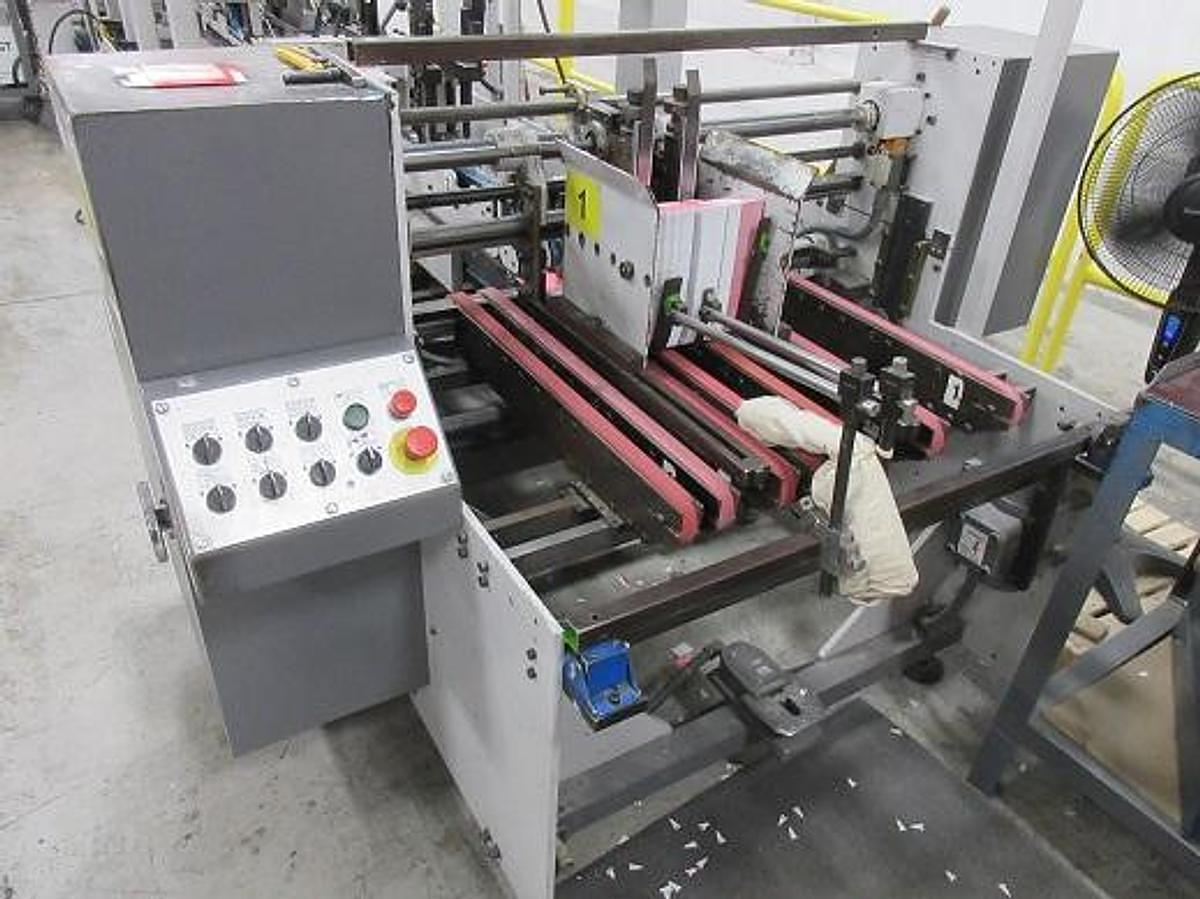 Used BOBST DOMINO 90 MATIC FOLDER GLUER 