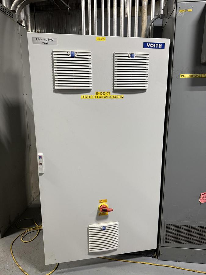 Used 110" (2.8M) VOITH FOURDRINIER PAPER MACHINE (2002) – LINERBOARD / TUBE & CORE – 72" DIAMETER DRYERS – DUAL SHOE PRESS (LBM)